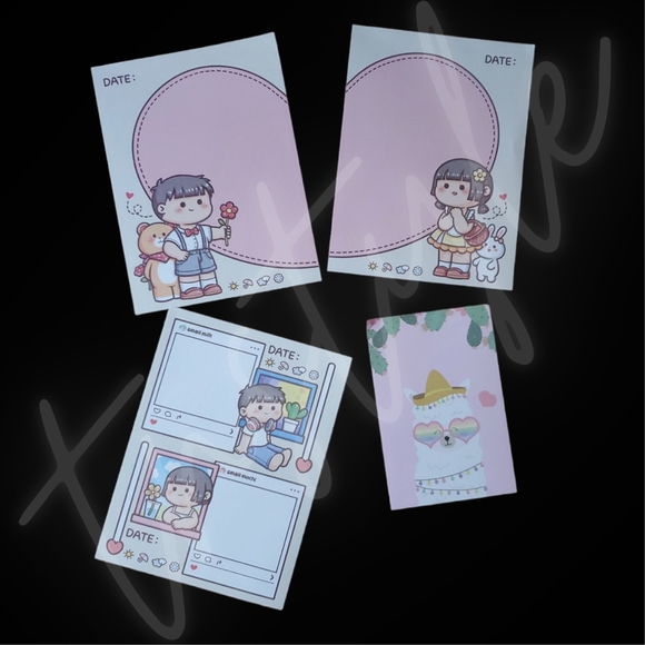 3/$25 Cute Memo Sheet & Sticky Notes Bundle - Picture 4 of 6